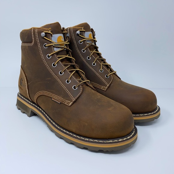 Carhartt Soft Toe 6" Waterproof Leather Work NEW - Picture 3 of 15